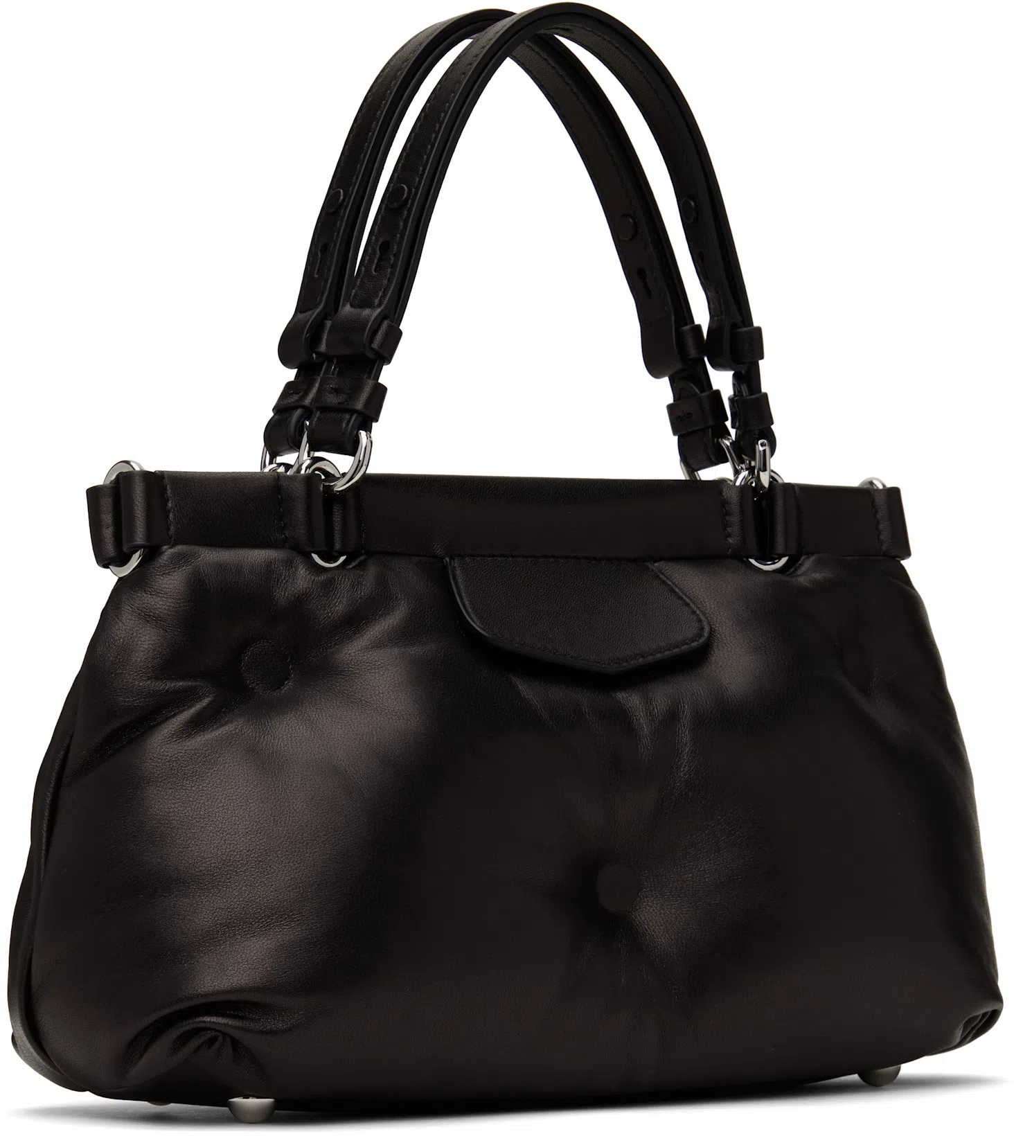 MAISON MARGIELA Woman Black Flats In Gray