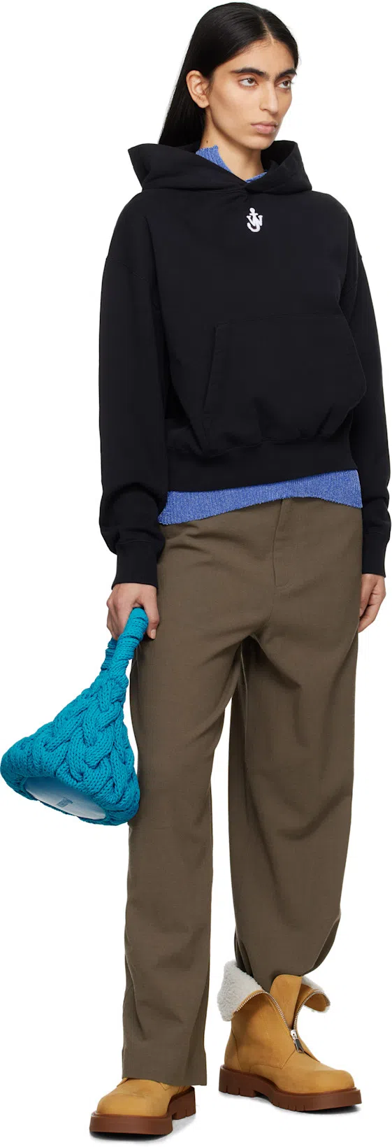 BOTTEGA VENETA Haddock Ankle Boot In 7186 Ochre-popcorn