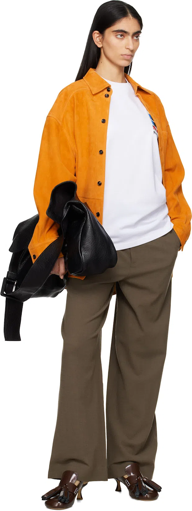 JW ANDERSON Tassel Leather Mules In Red