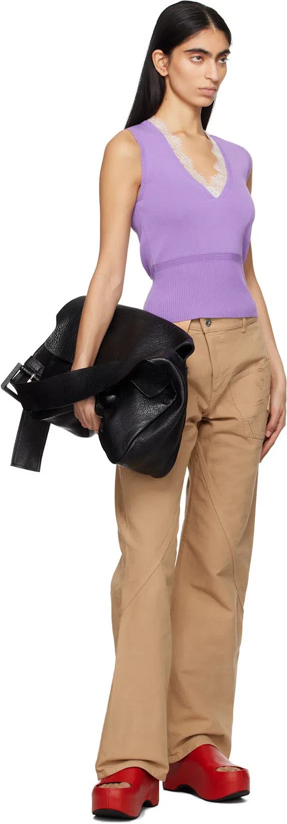 MARNI Chunky Clog Sabot With In Red