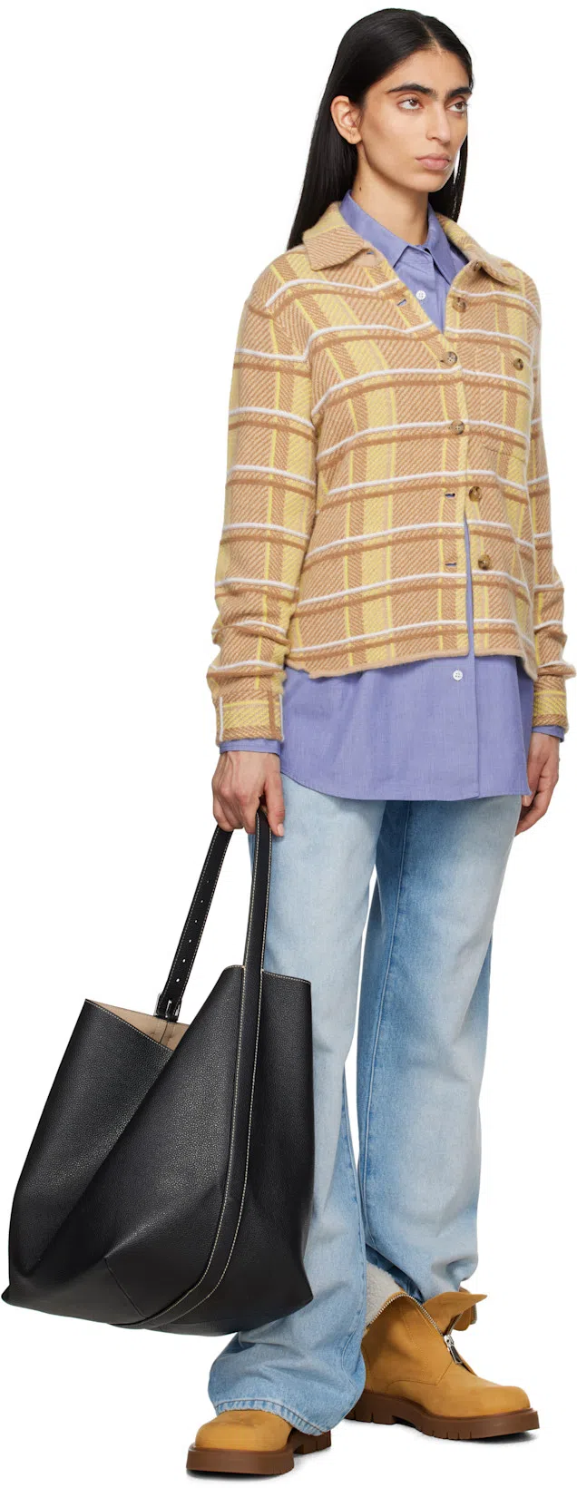 BOTTEGA VENETA Haddock Ankle Boot In 7186 Ochre-popcorn