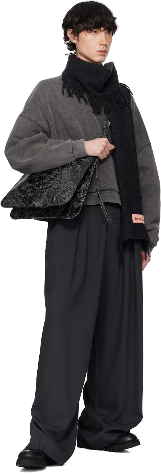 ACNE STUDIOS Man Black Sweatshirts