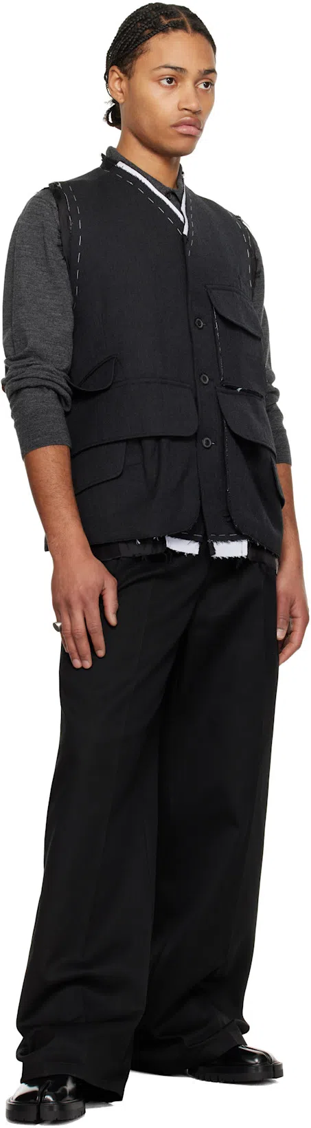 CARVELA Dazzle Diamante-trim Leather Loafers In Black