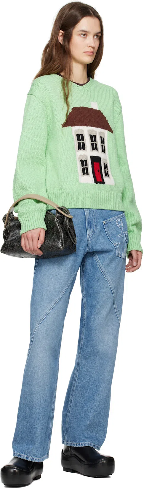 JW ANDERSON J. W. Anderson Twisted Workwear' Jeans In Black