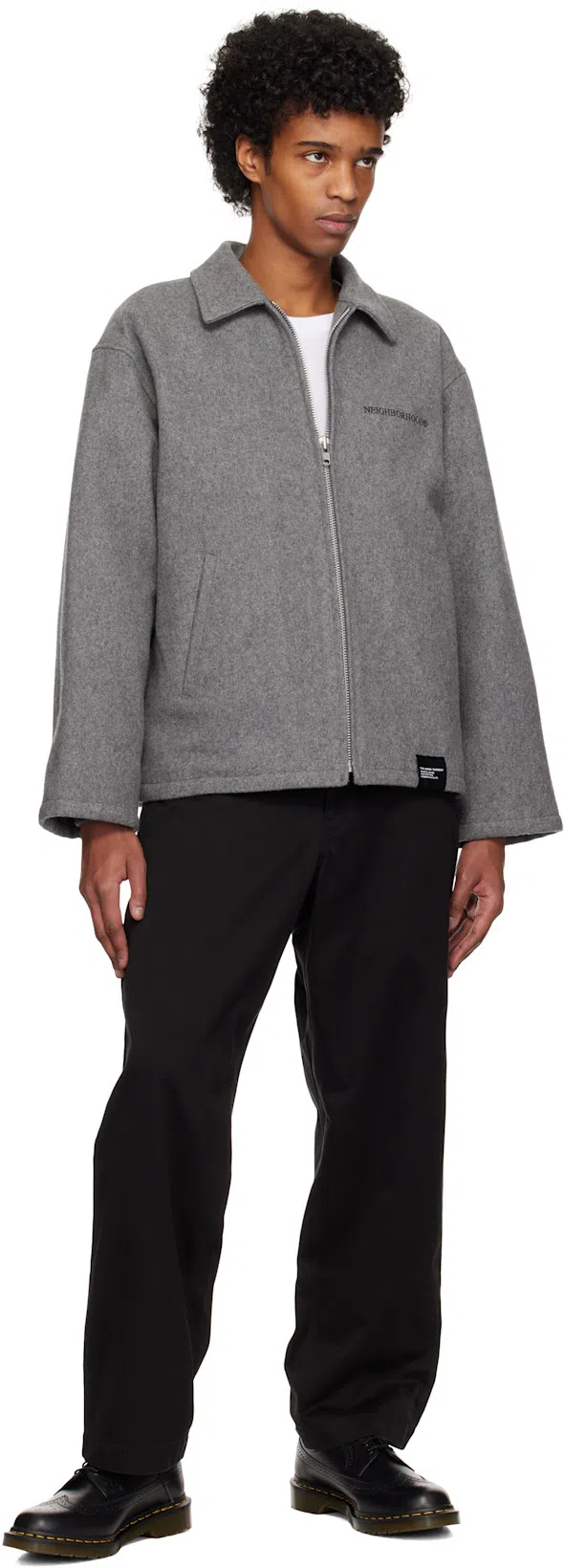 DR. MARTENS Man Lace-up Shoes Black Size 11 Leather