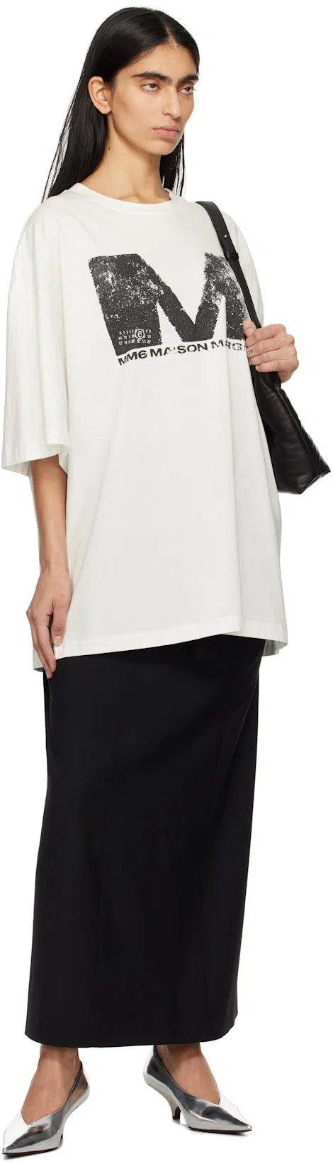 TOTÊME Toteme Pointed Toe Metallic Faux Leather Pump In Mirror Silver