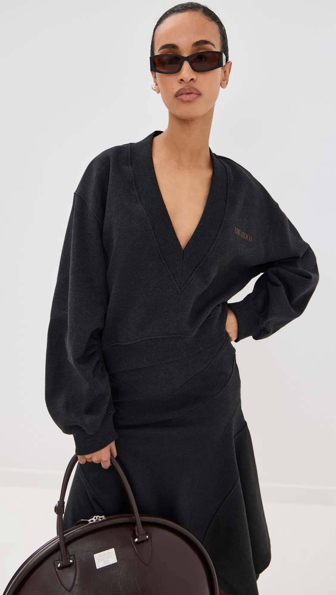 WARDROBE.NYC X Hailey Bieber Neutral Tank Top In Off White