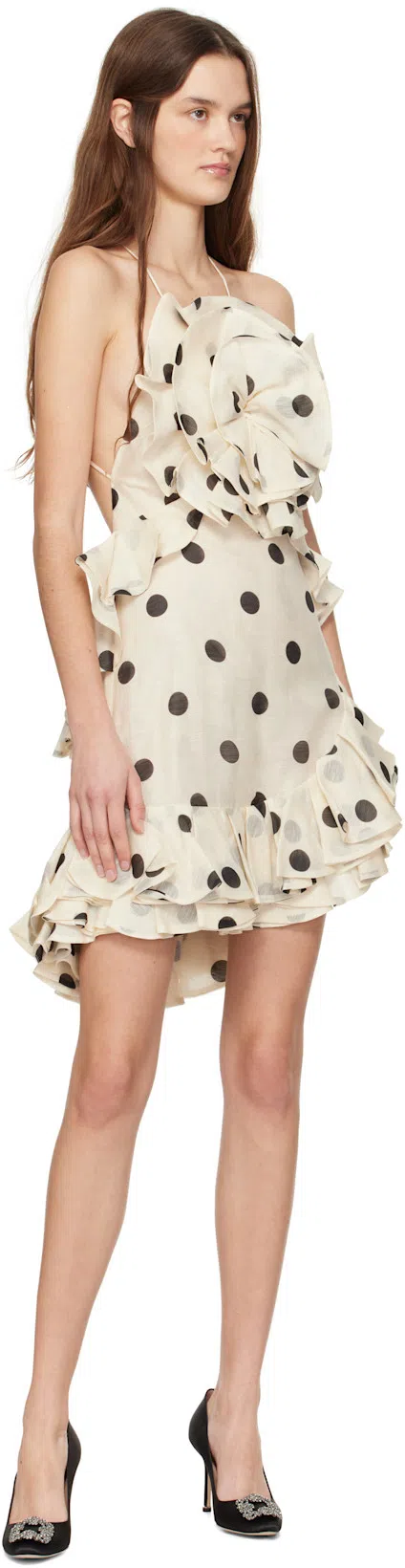 ZIMMERMANN Crush Mini Skirt In Multicolor