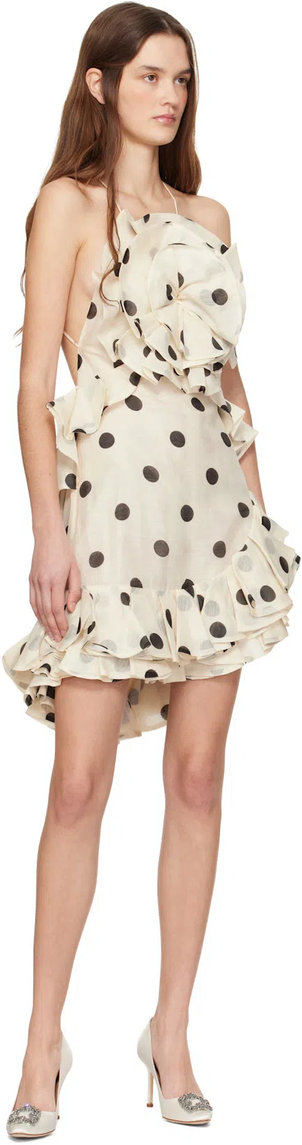 ZIMMERMANN Crush Mini Skirt In Multicolor