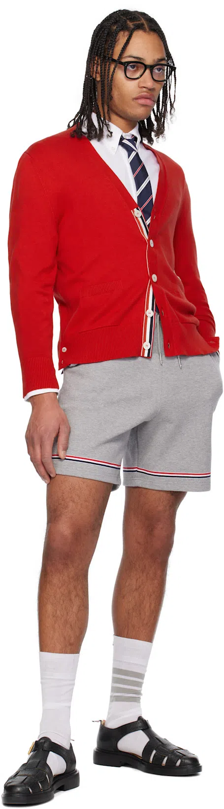 THOM BROWNE Classic Button-down Shirt In White