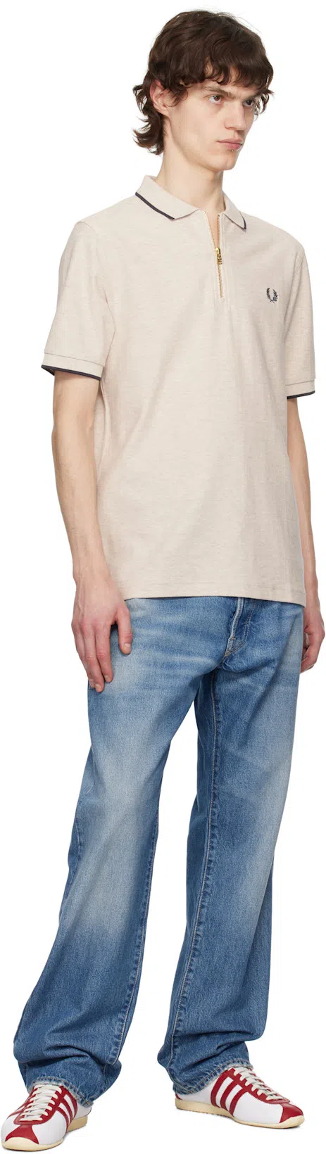 ADIDAS ORIGINALS Adidas Japan Sneaker In Ftwr White/power Red/warm Vanilla