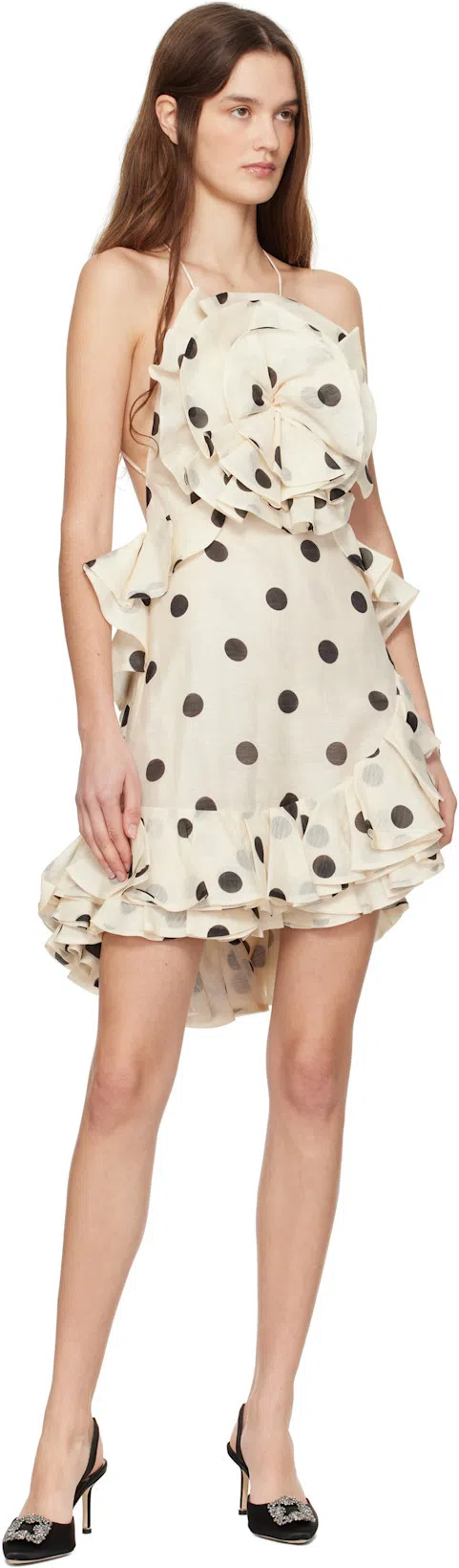 ZIMMERMANN Crush Mini Skirt In Multicolor