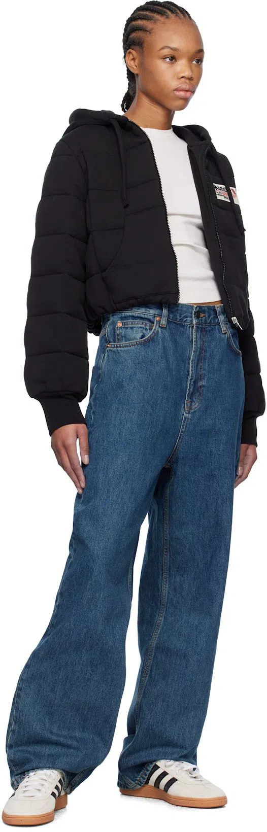 RE/DONE Off-white Hanes Edition 90s Baby T-shirt In Vintage White