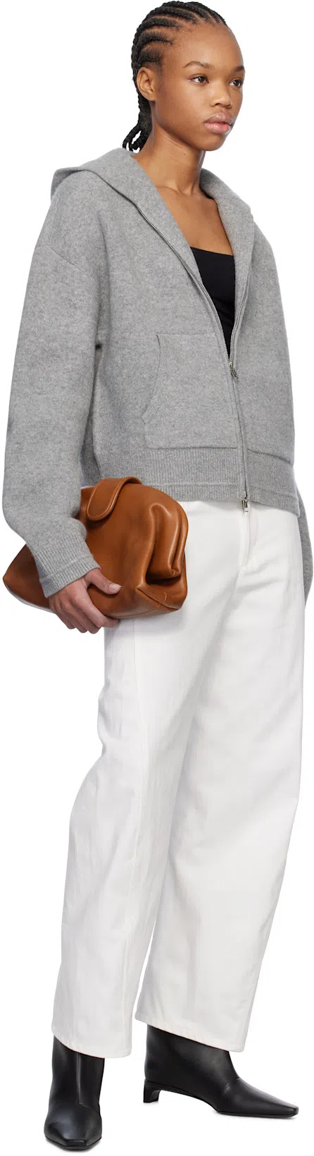 BOTTEGA VENETA Lauren 1980 Mini Clutch With Chain In Lightwoodmbrass