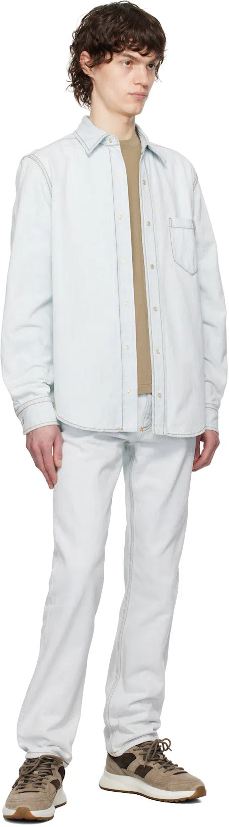 TOM FORD Slim-fit Lyocell And Cotton-blend Jersey T-shirt In Green