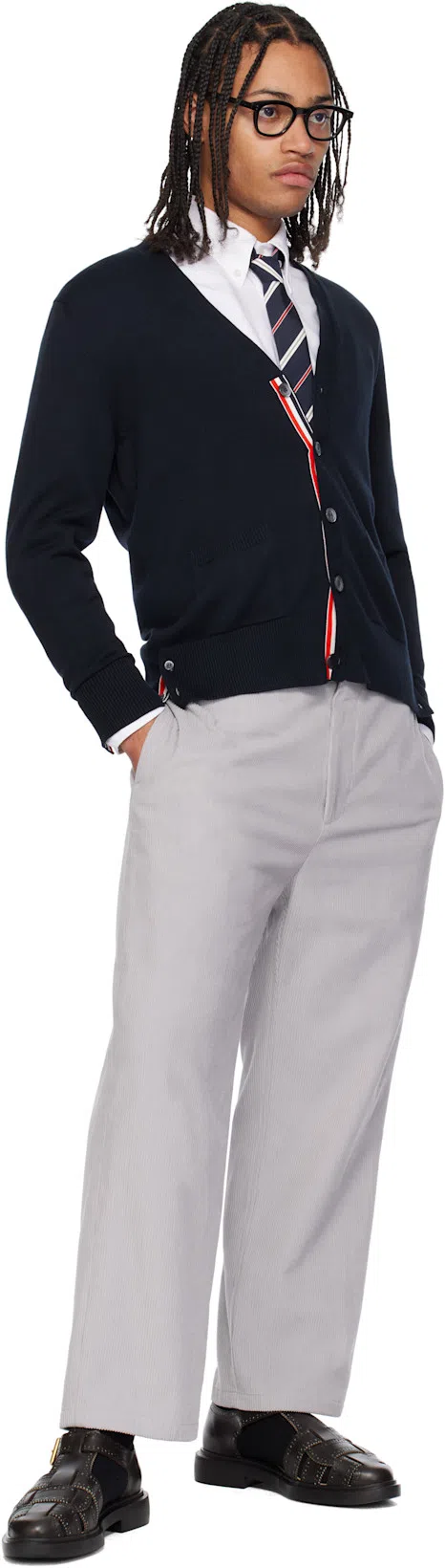 THOM BROWNE Classic Button-down Shirt In White