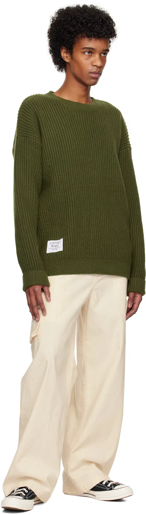 OUR LEGACY Off-white Mount Cargo Pants In Ecru Canal Stripe