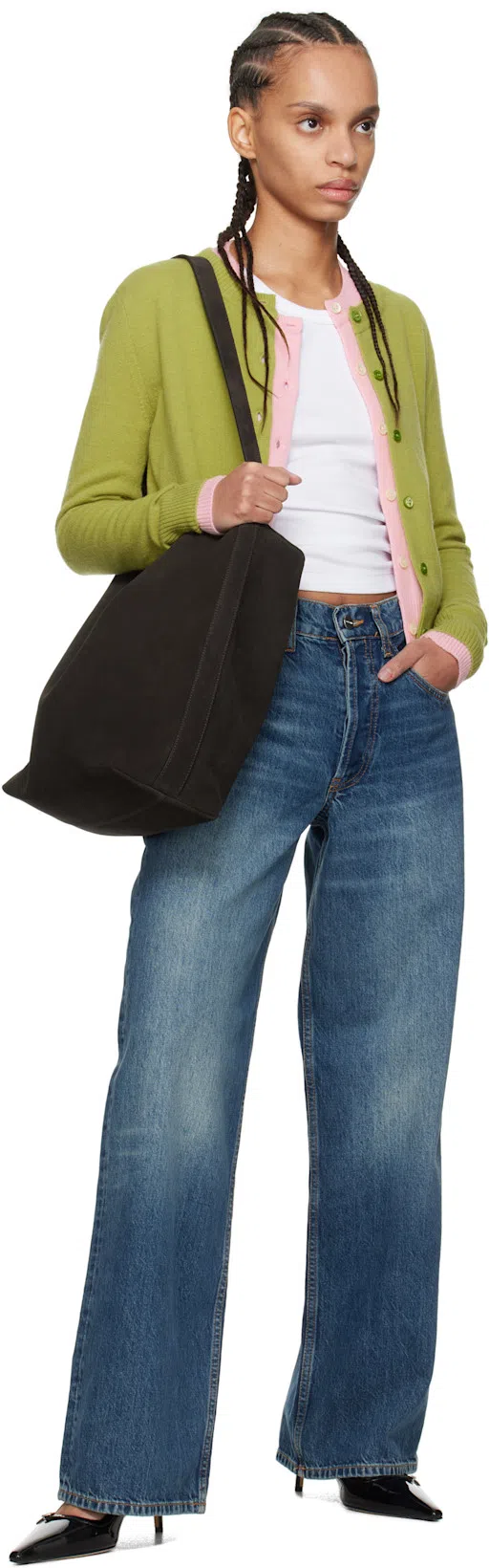 AEYDE Saba Buckled Patent-leather Slingback Pumps In Black