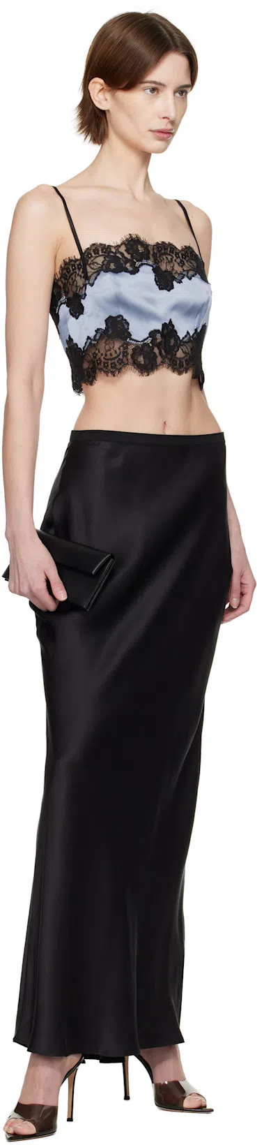 GIANVITO ROSSI Elle 85 Pointed Toe Mules In Black