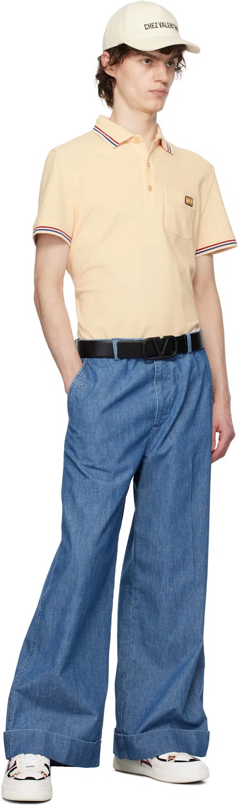 VALENTINO GARAVANI Cotton Baseball Cap In Neutral