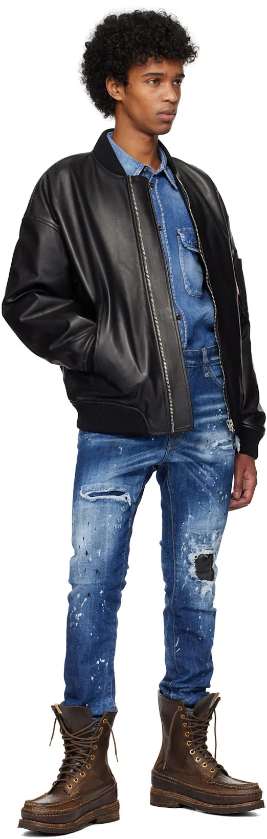 DSQUARED2 Red Be Icon Baseball Cap In M818 Red