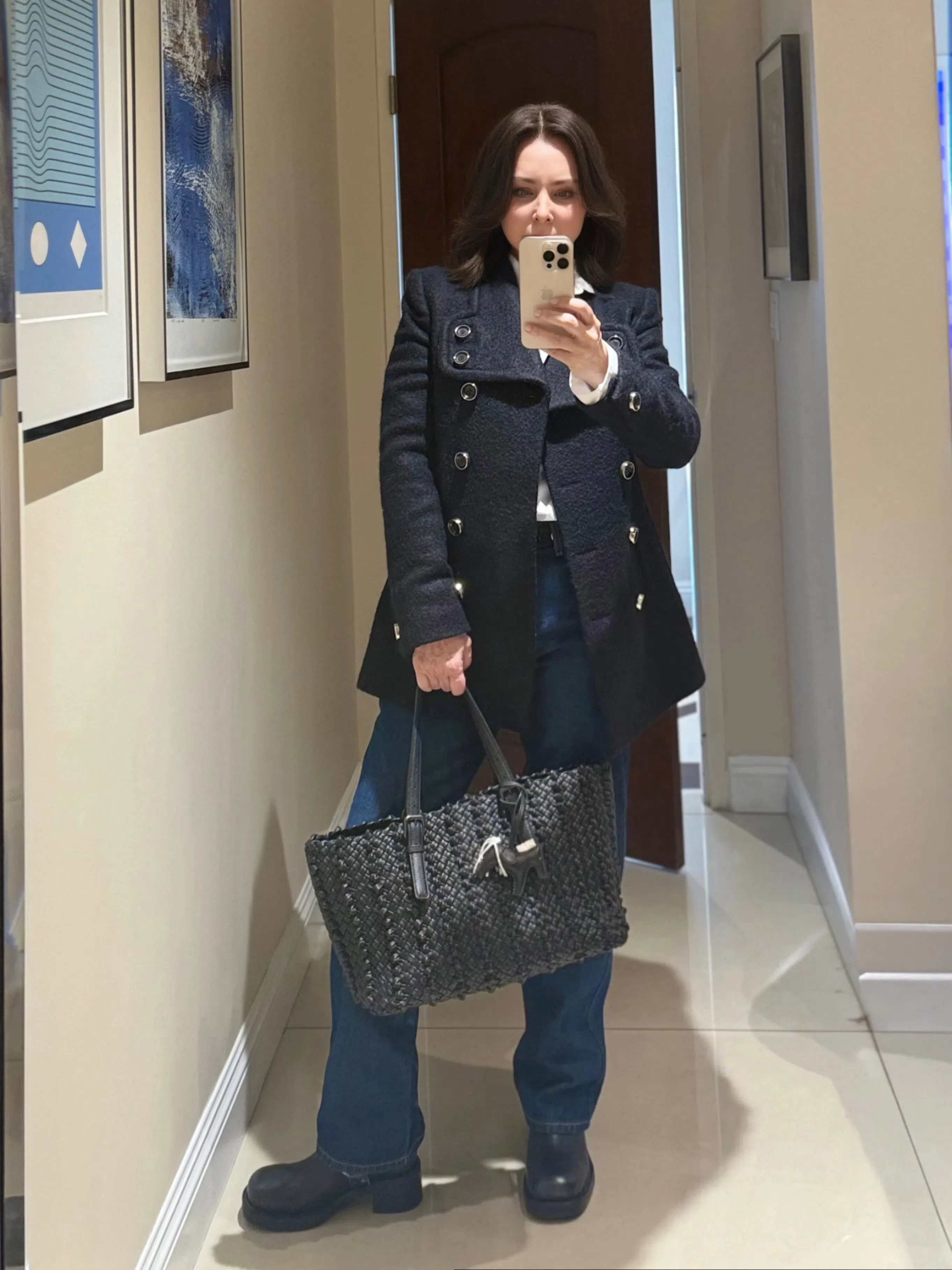 THEORY Button-front Boyfriend Shirt In White