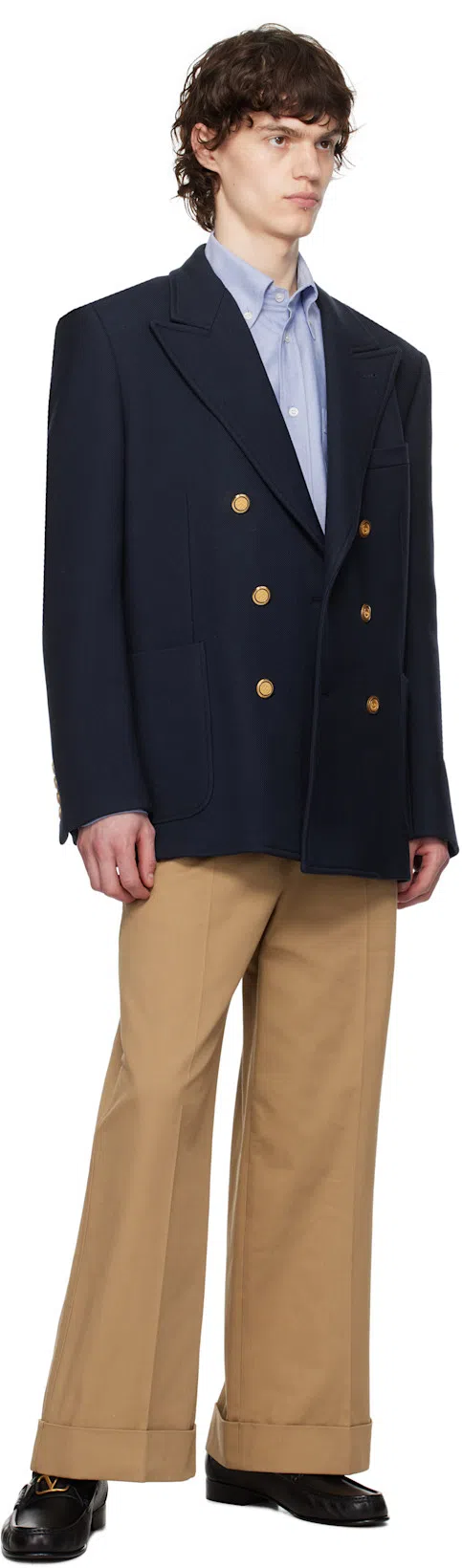 VALENTINO GARAVANI Vlogo Signature Black Loafer