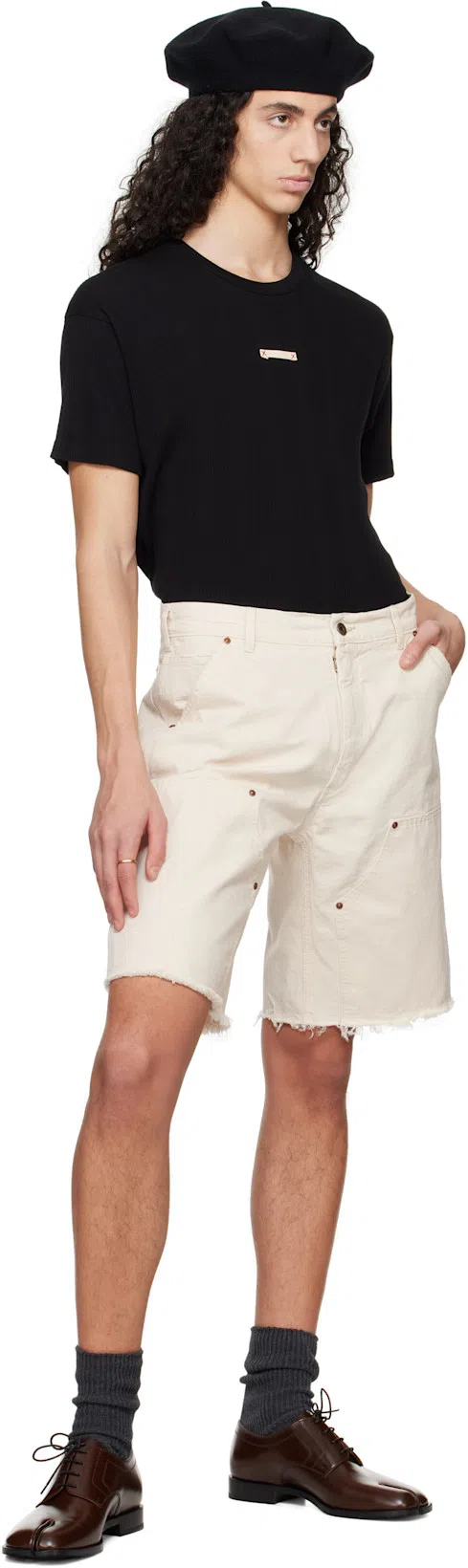 MAISON MARGIELA Black Tabi Moccasin