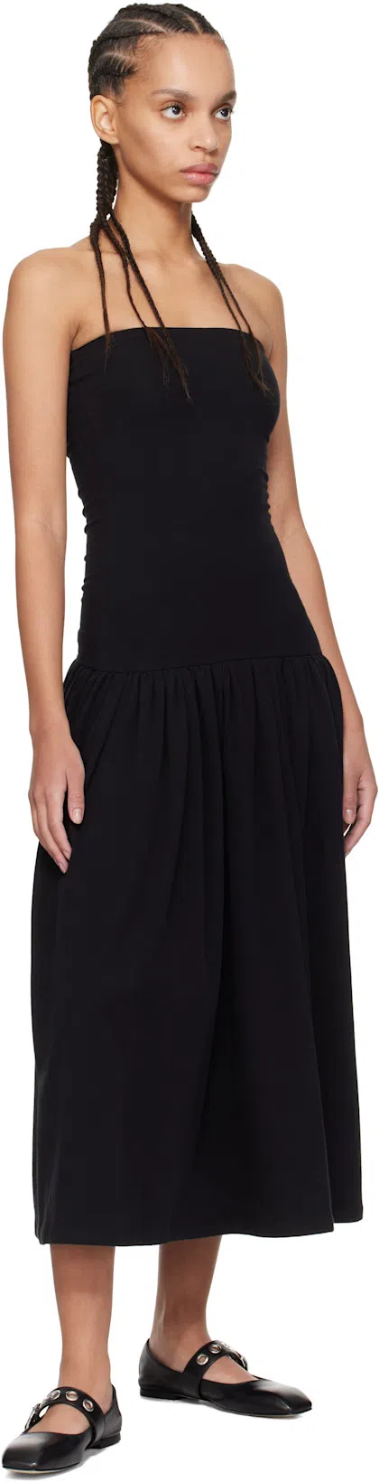 AEYDE Aeydē Uma Eyelet Nappa Leather Black