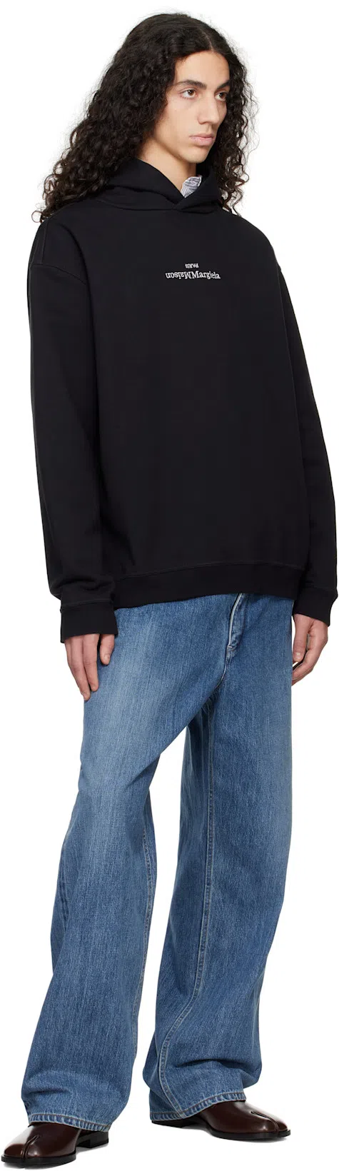 MAISON MARGIELA Black Tabi Moccasin