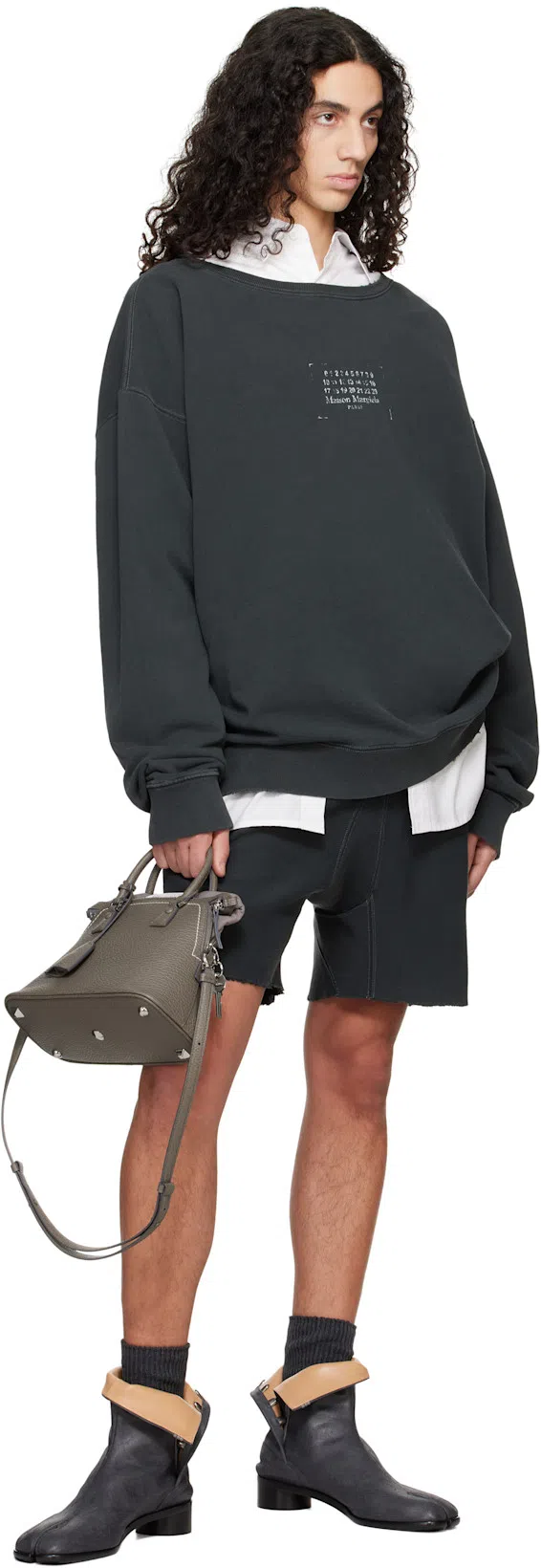 MAISON MARGIELA Black Tabi Ankle Boots In T8013 Black