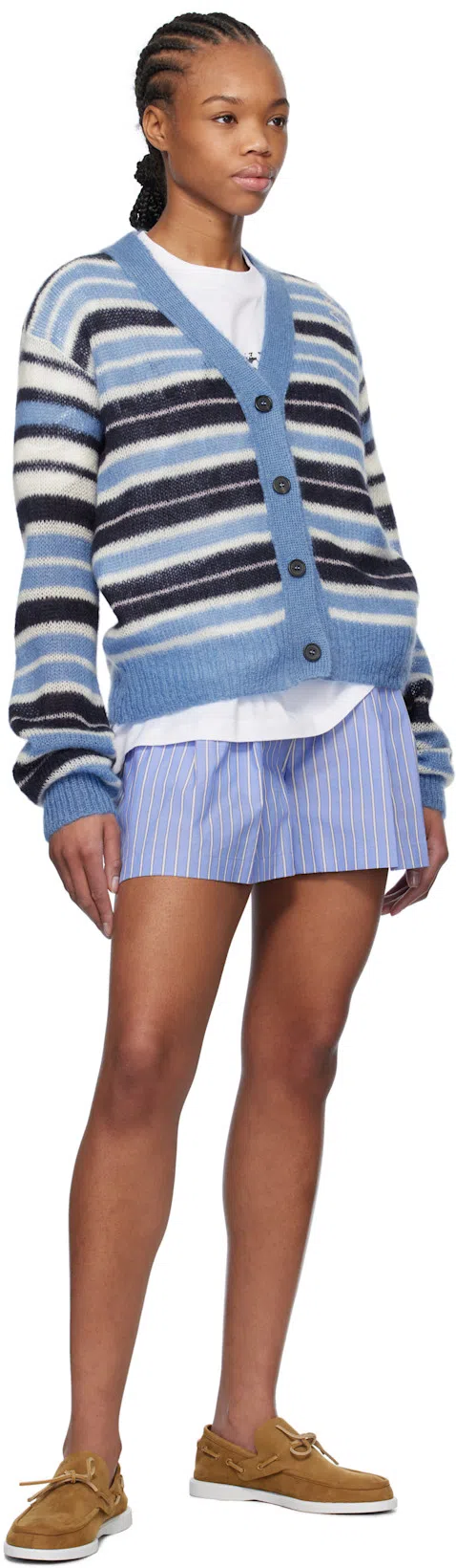 MARNI Deconstructed Nubuck Boat Loafers With Leather Laces In Brown