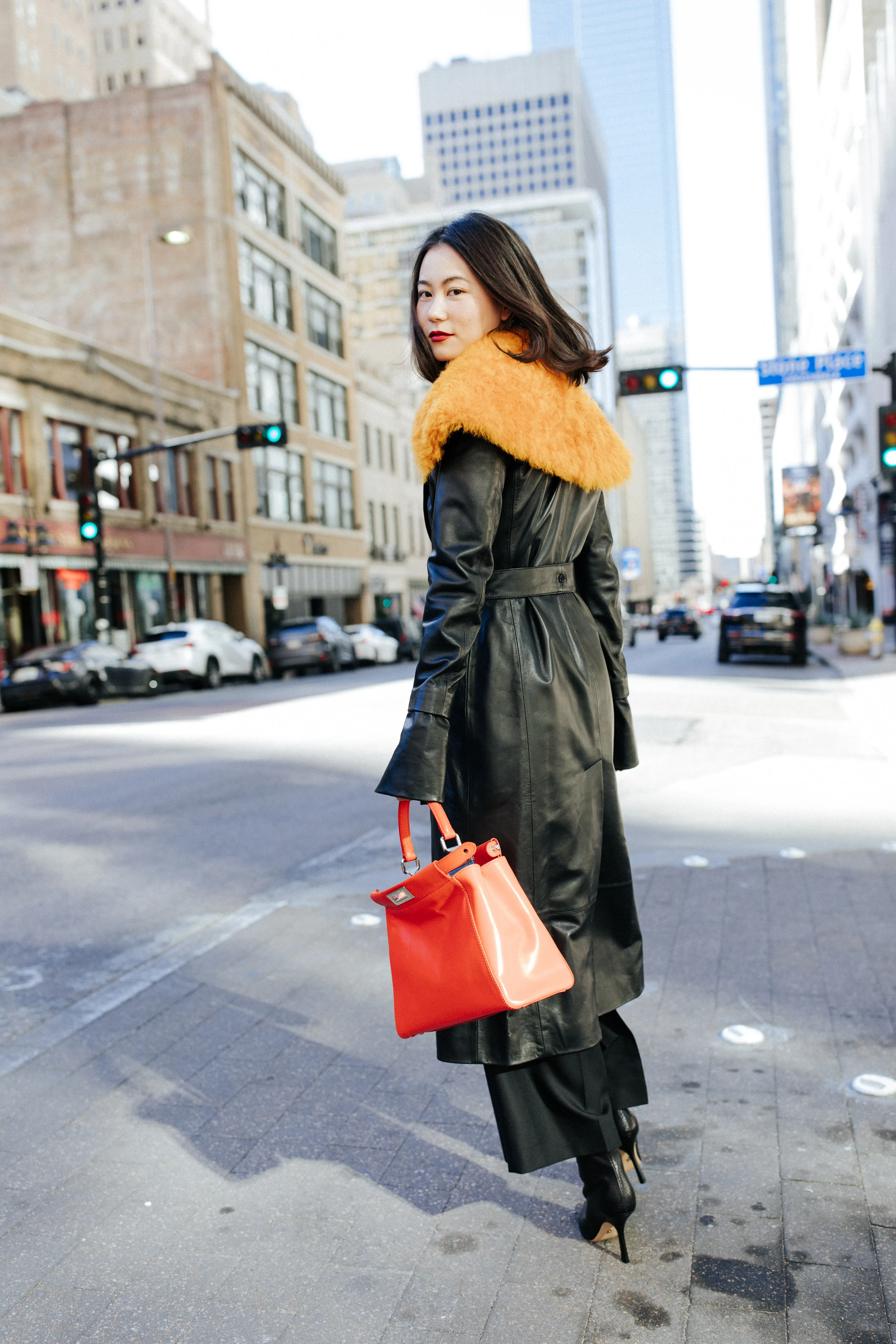 DOLCE & GABBANA Black Suede Leather Knee High Boots Shoes