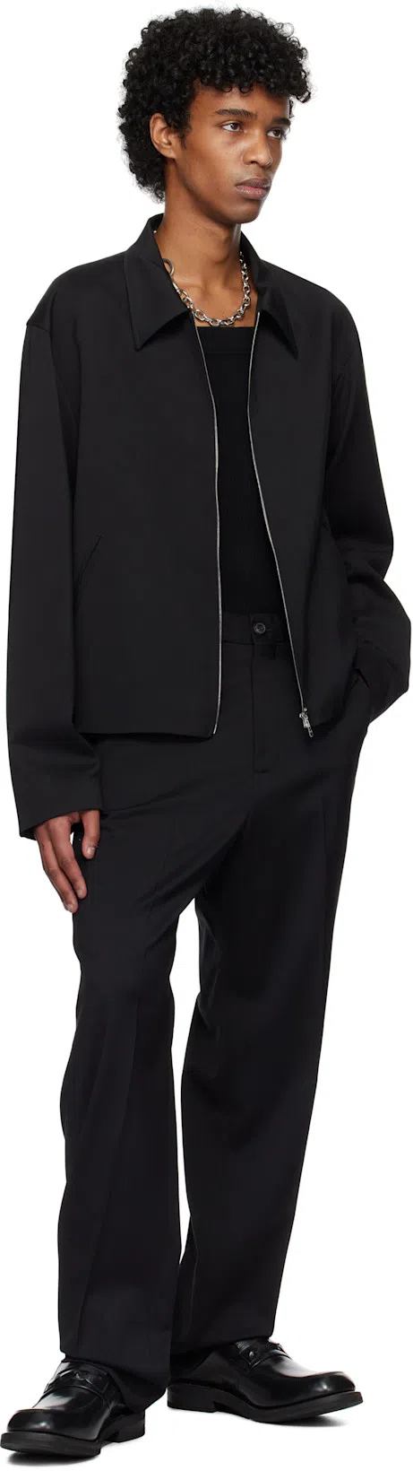 OUR LEGACY Virgin Wool Layering Jacket In Black