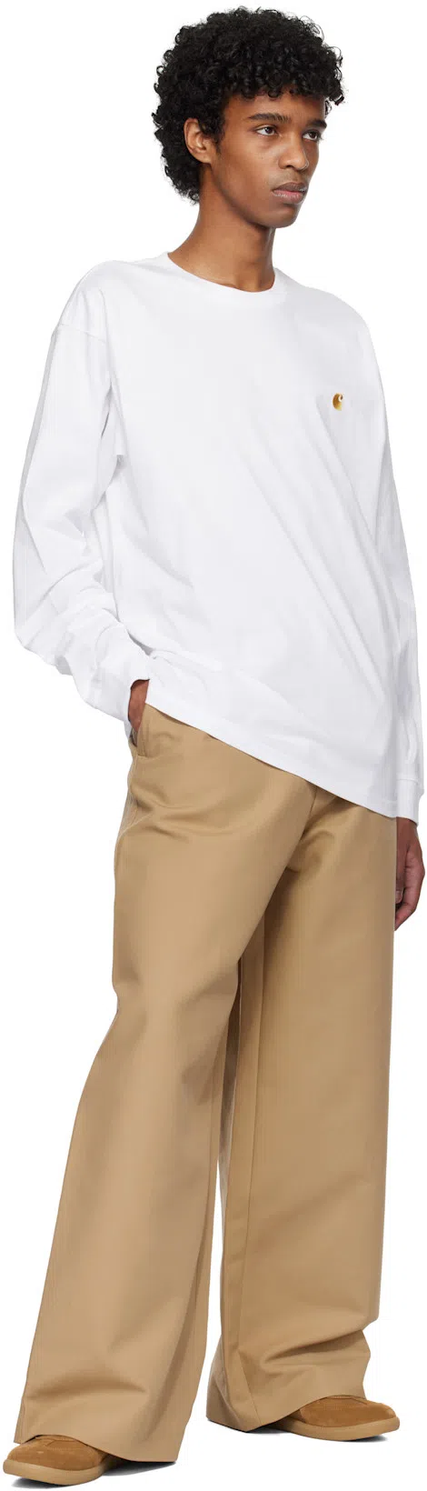 CARHARTT L/s Chase T-shirt In White