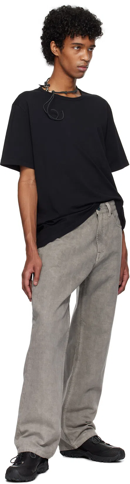 OUR LEGACY New Box T-shirt In Black In Nero