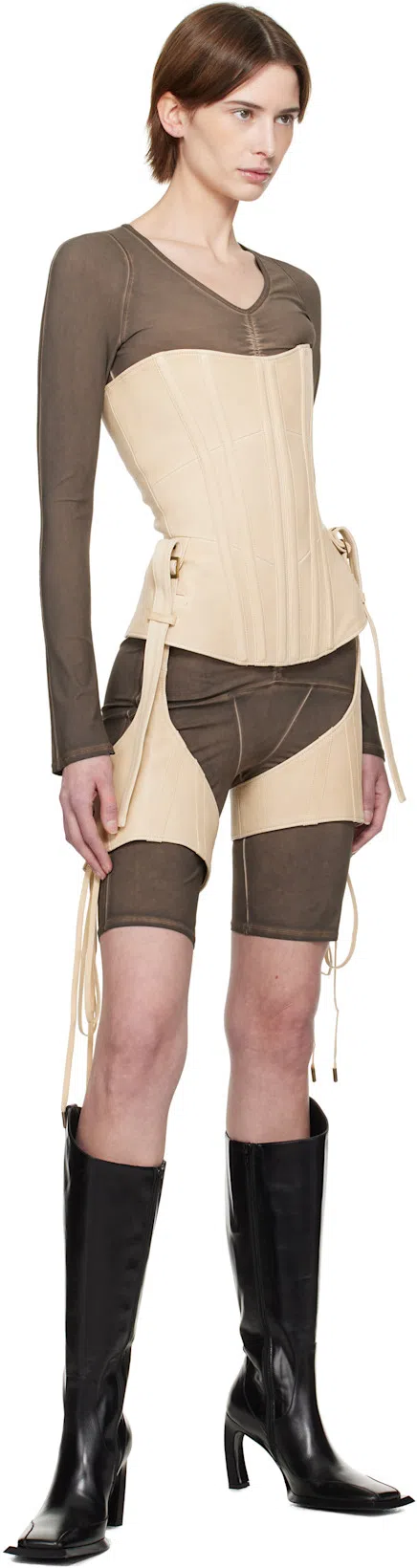 KNWLS Brown Ghost T-shirt