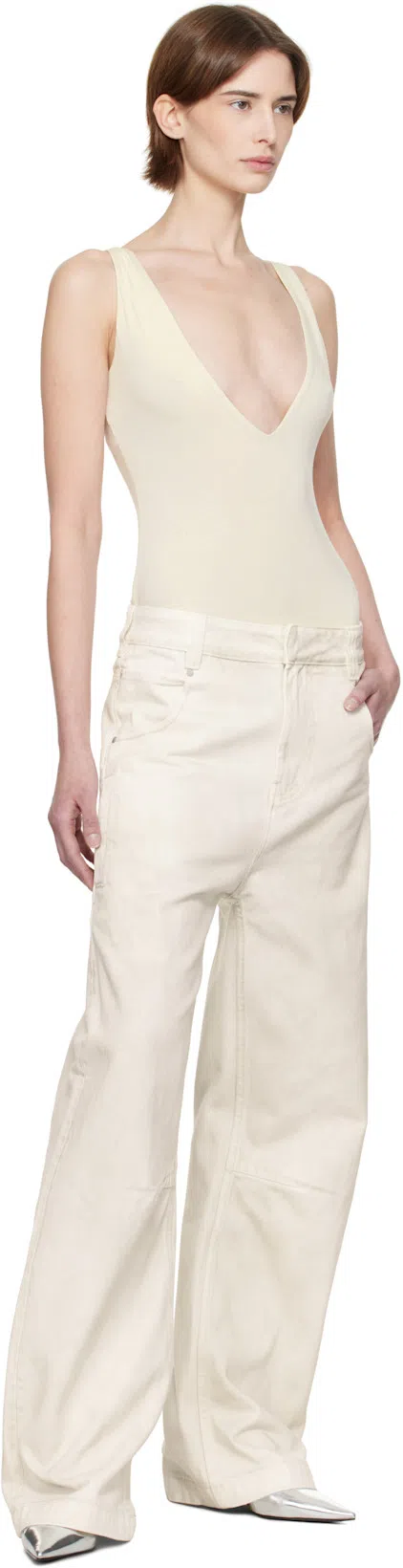 TOTÊME Toteme Pointed Toe Metallic Faux Leather Pump In Mirror Silver