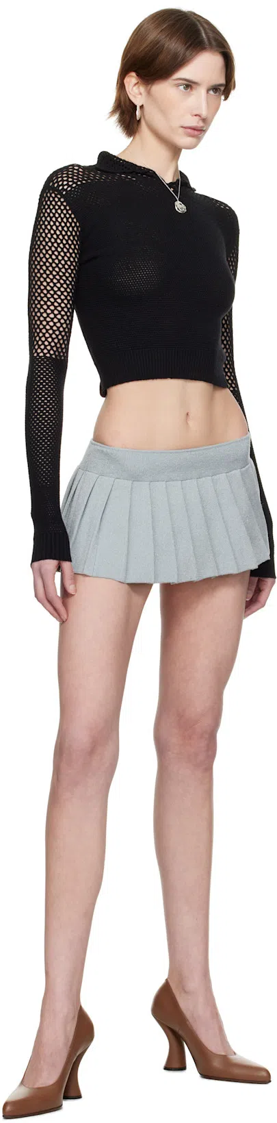 DRIES VAN NOTEN Stitched Contrast Rubber Sole Suede Panel Sneakers In Brown