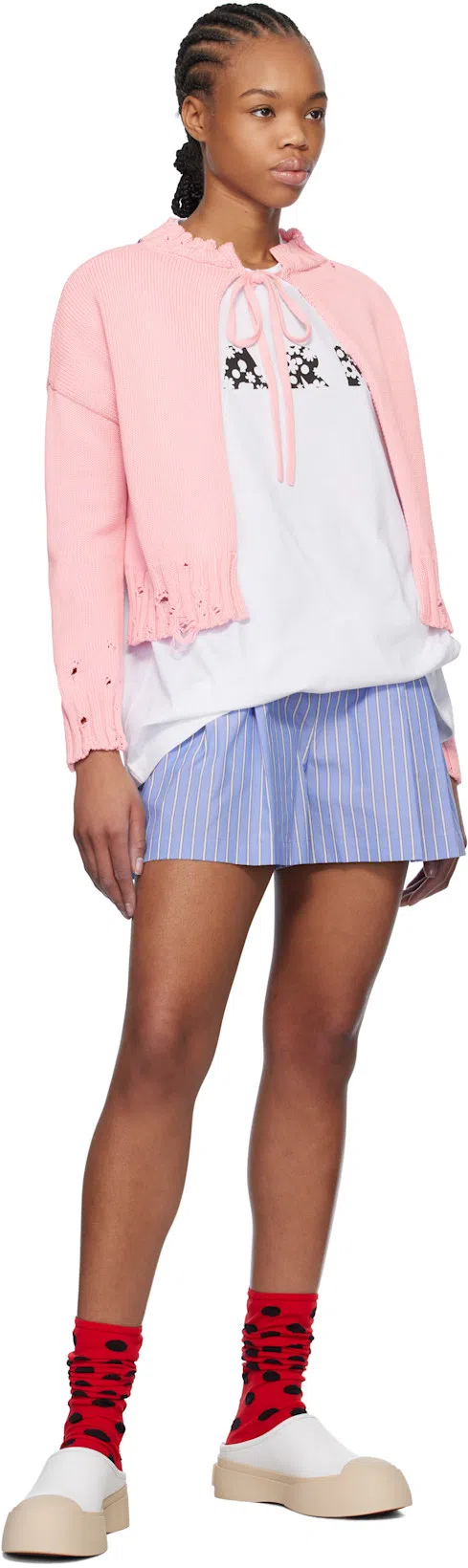 MARNI White Pablo Sabot Slip-on Loafers In 00w01 Lily White