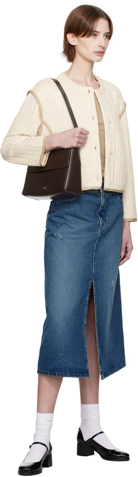 FLORE FLORE Tan May Tank Top In Dune