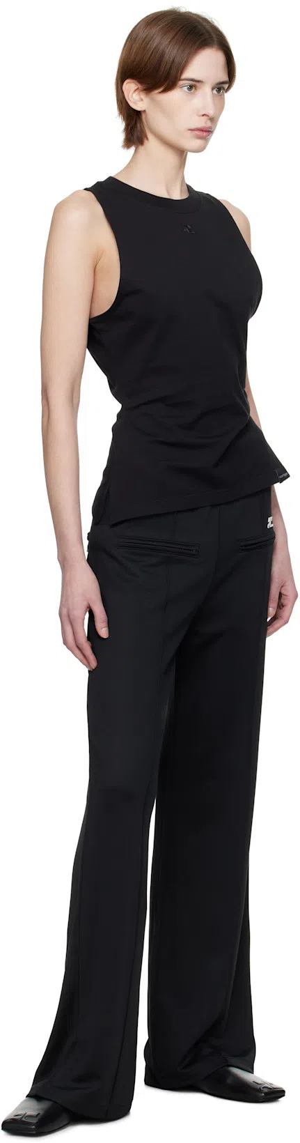 COURRÈGES Courregès Heritage Shadow Mules In Black