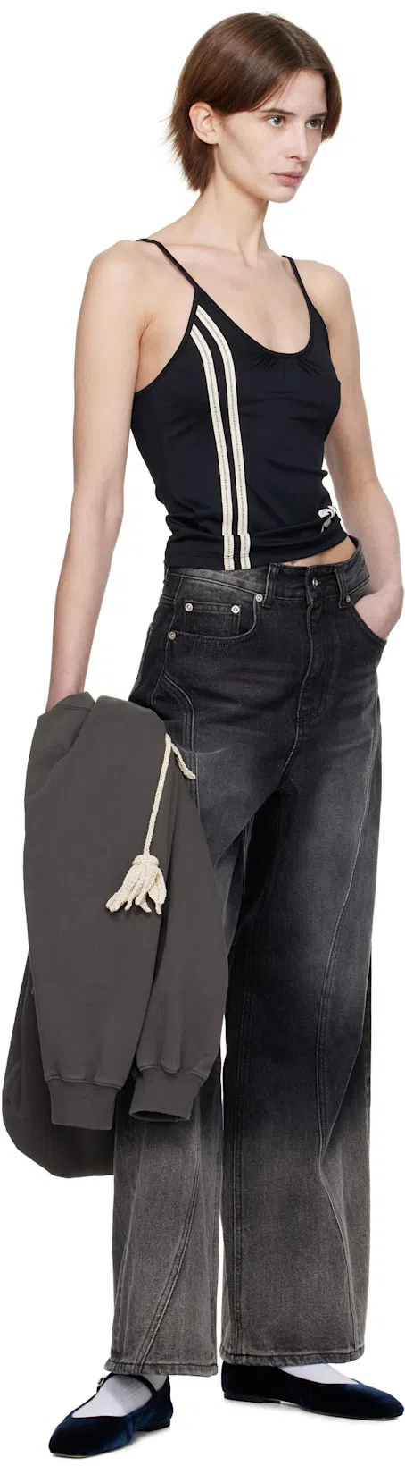 AEYDE Mary Jane Shoes With Flat Soles In Black