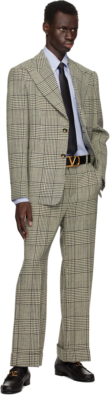 VALENTINO GARAVANI Vlogo Signature Black Loafer