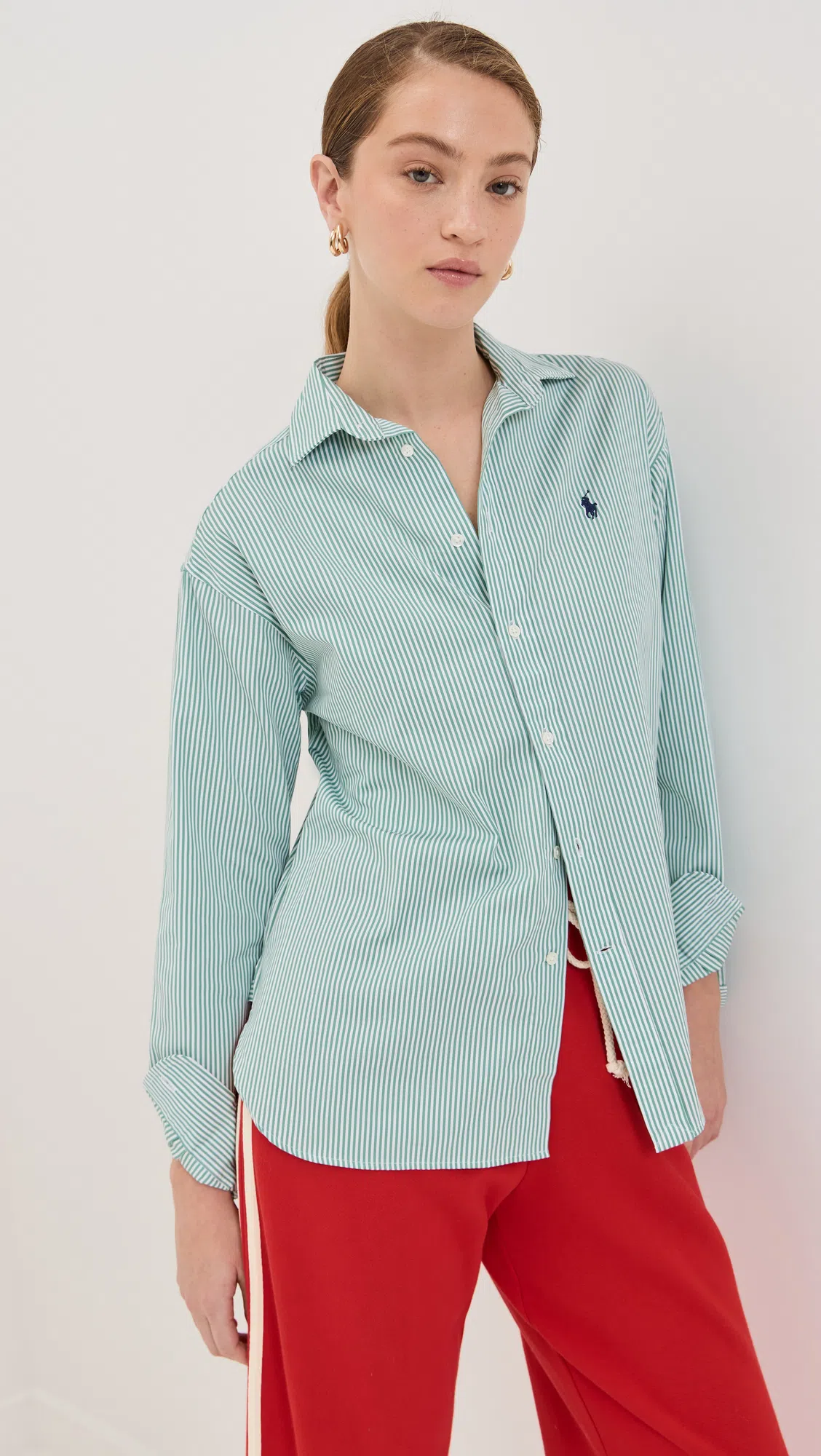 AGOLDE Parker Cutoff High Waist Relaxed Organic Cotton Denim Shorts In Caution