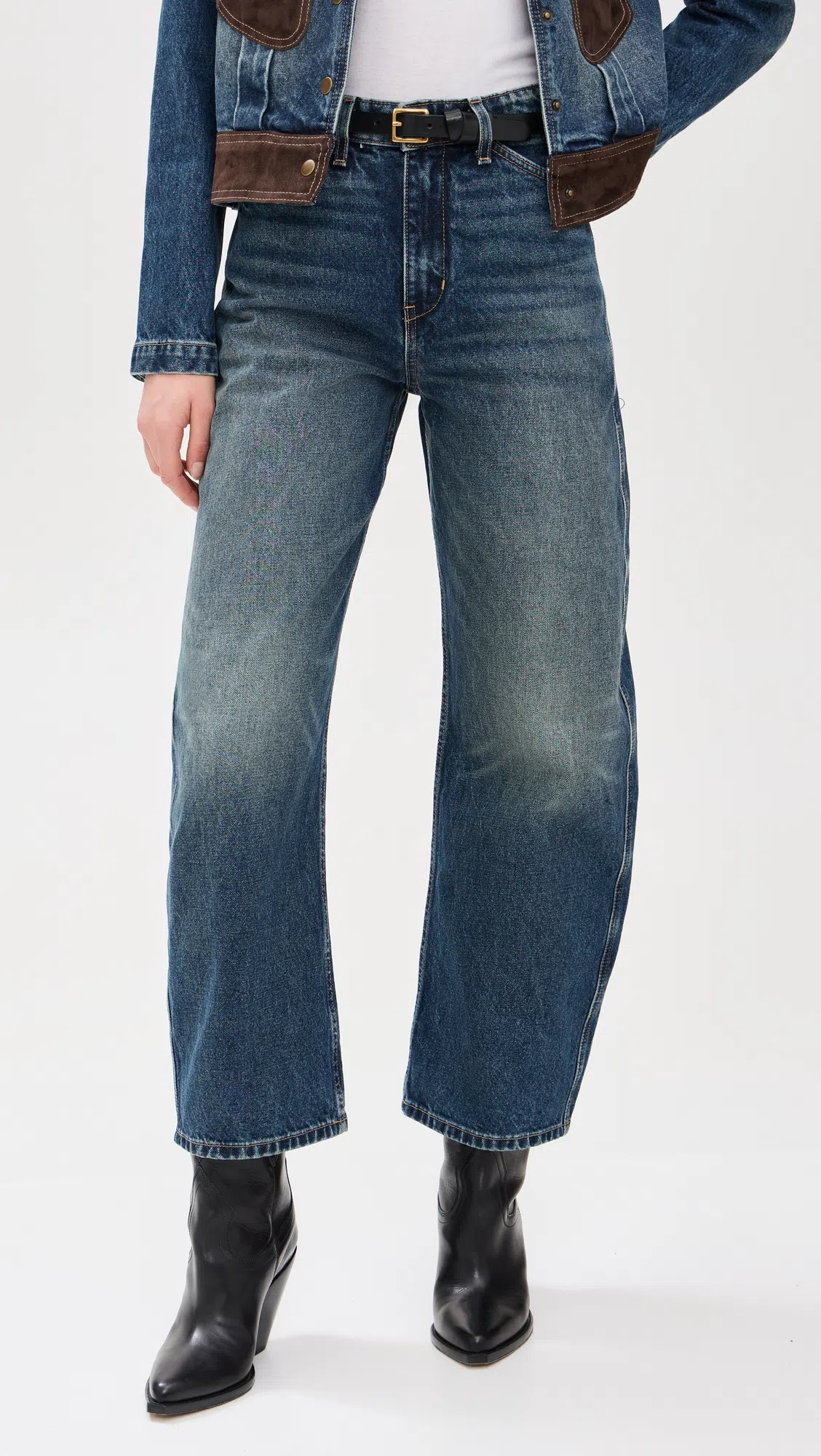 PROENZA SCHOULER Slide Mini Paneled Leather Shoulder Bag In Black