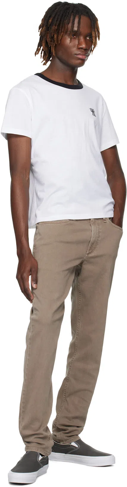 ACNE STUDIOS Short-sleeved T-shirt In 183 Optic White