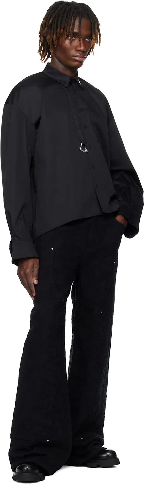 GIVENCHY Terra Platform Derby In Black