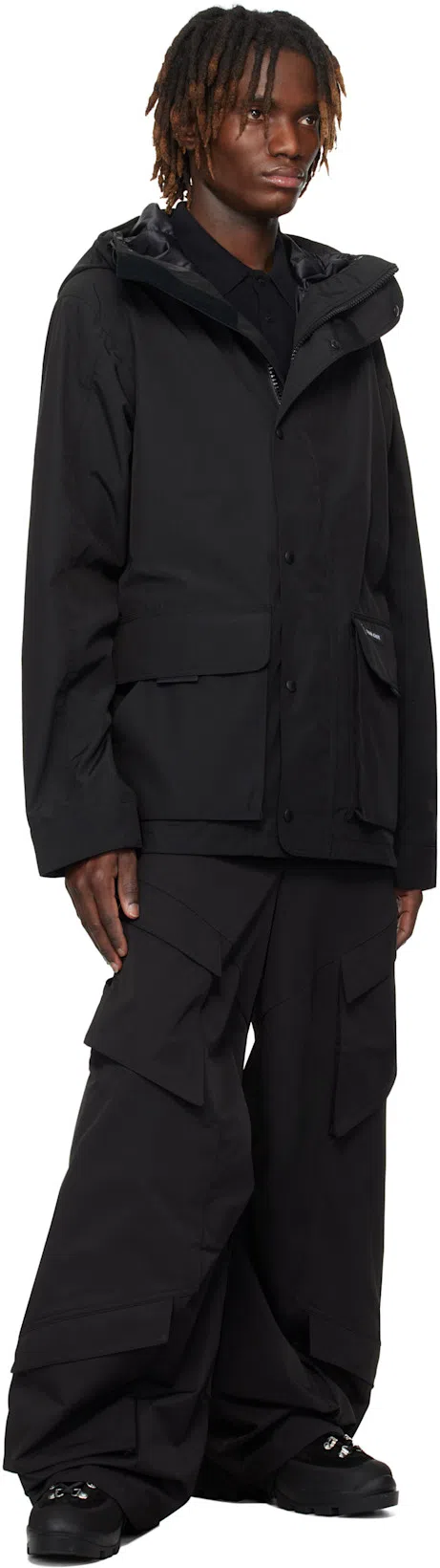 CANADA GOOSE Men Beckley Cotton Polo Shirt In Black