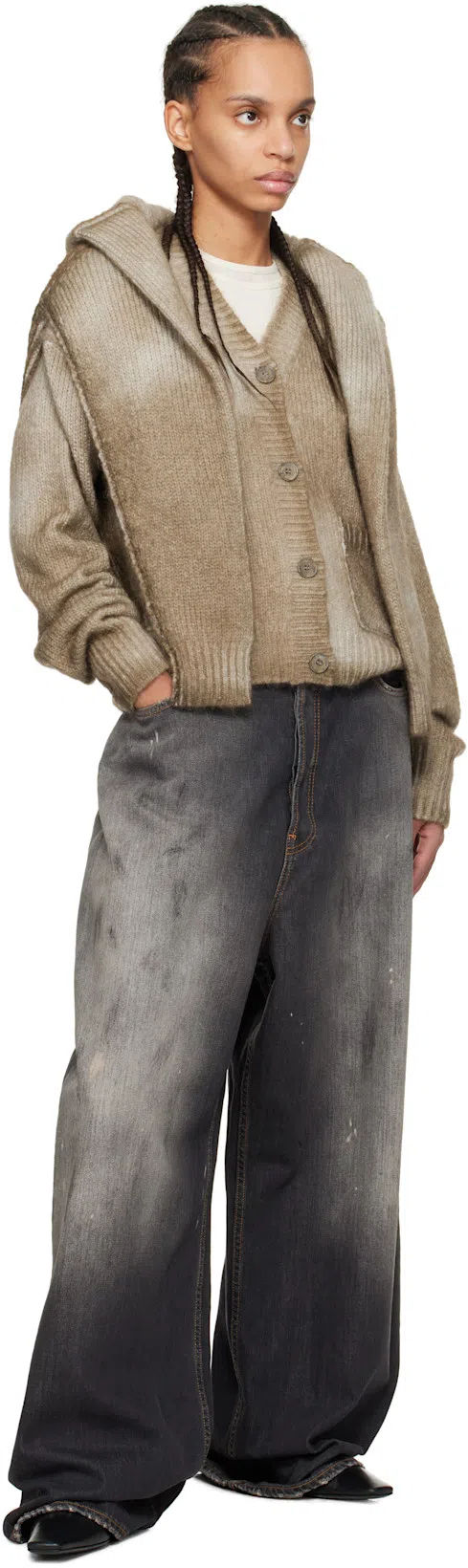 OUR LEGACY Black Declined Heels In True Dye Black